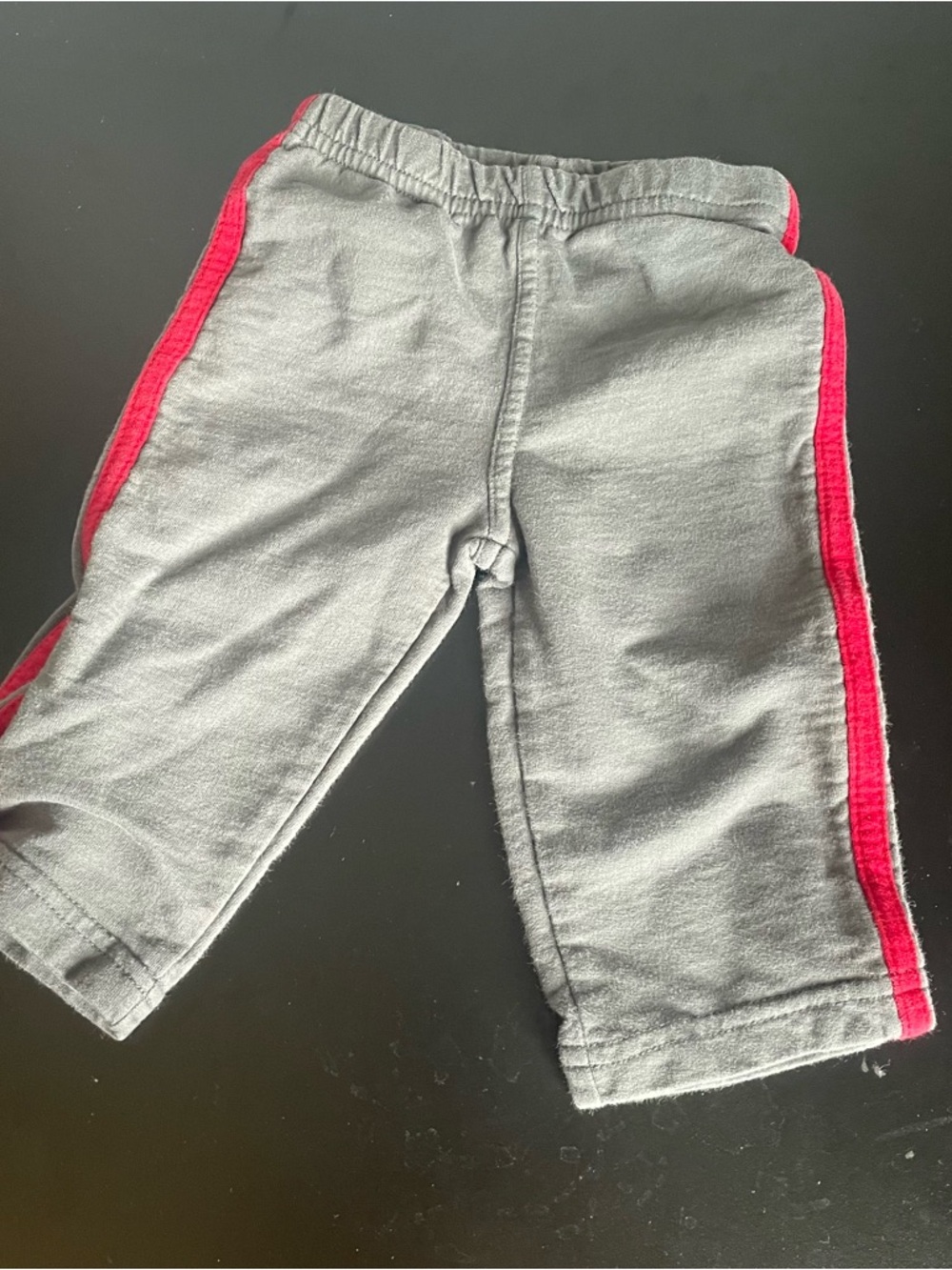 child of mine Gray Sweatpants with red Side Stripe